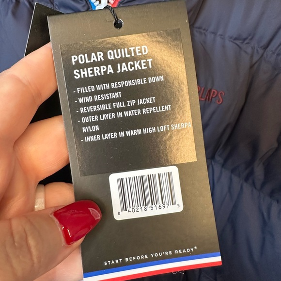 4laps Polar Quilted Sherpa Puffer Jacket Sz.XXL reversible 2-in-1 - Picture 3 of 6